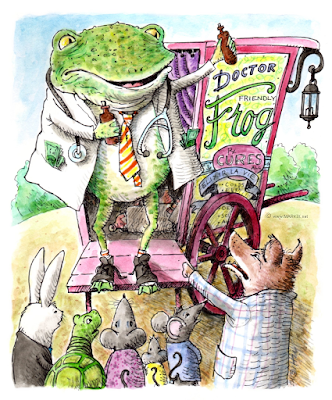 The Quack Frog http://www.whimsicalillustrator.com