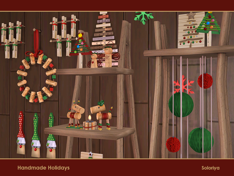 soloriya Handmade Holidays. Sims 4