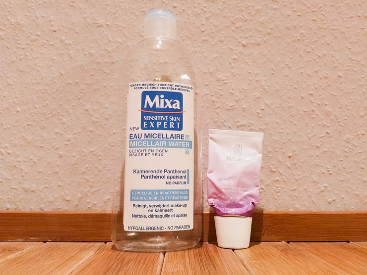 mixa eau micellaire creme hydratation intense iris weleda