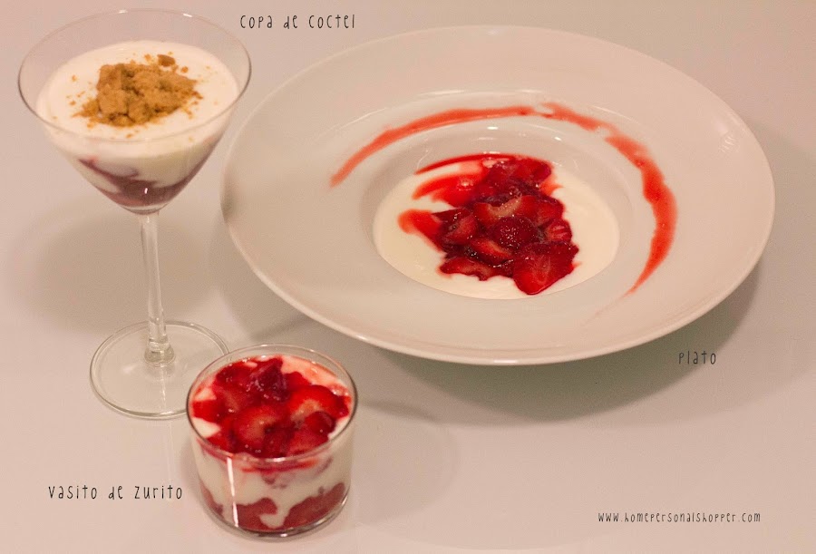 postre fresas receta ligero homepersonalshopper