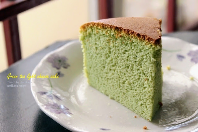 绿茶轻乳酪蛋糕