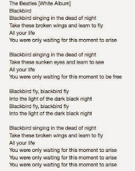 beatles blackbirds blackbird lyrics song album take crows words fly wings