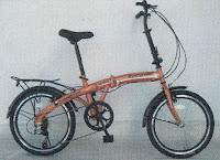 2 Sepeda Lipat Evergreen EG120-8 20 Inci