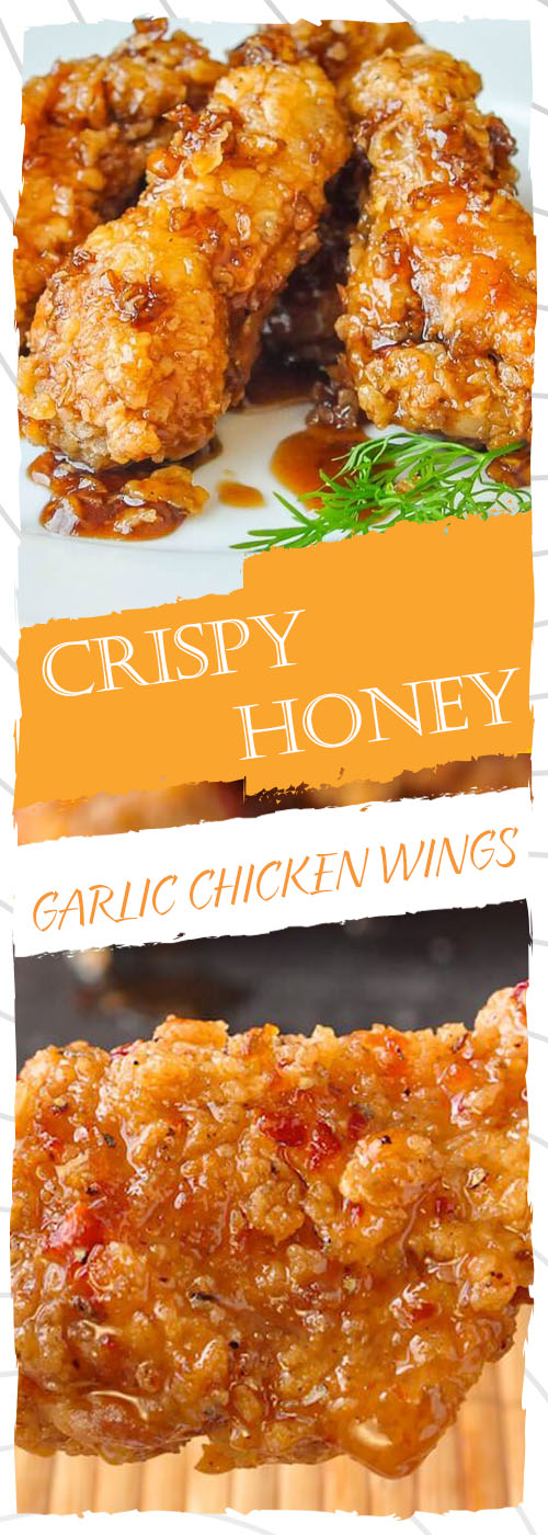 CRISPY HONEY GARLIC CHICKEN WINGS RECIPE