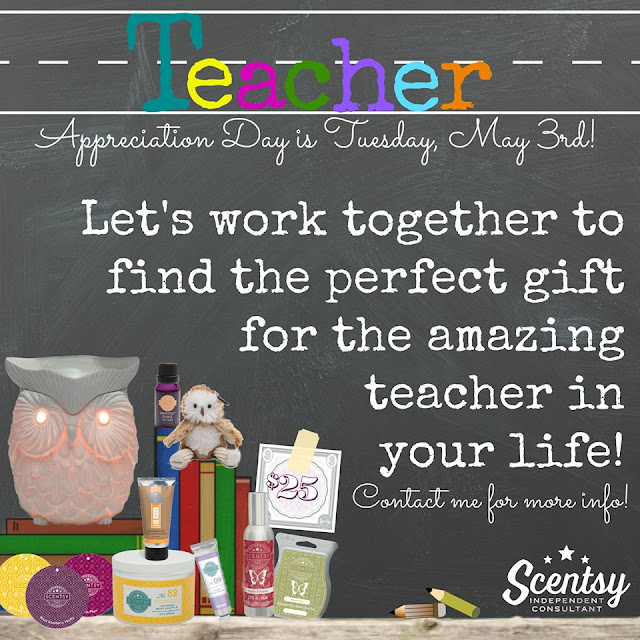 WICKLESS ALLSTARS SCENTSY TEACHER APPRECIATION GIFT IDEAS