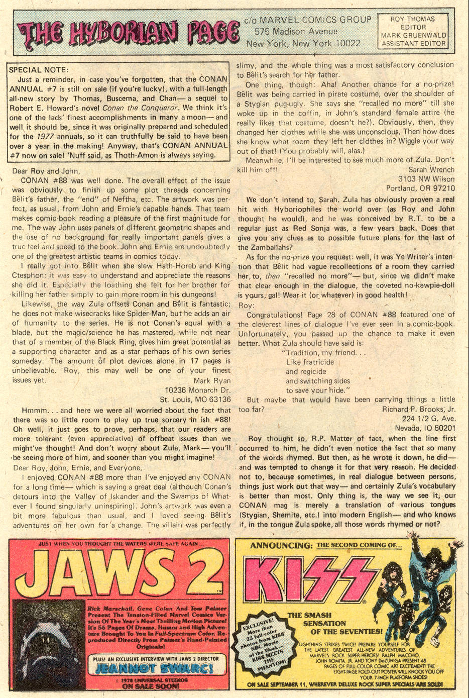 Read online Conan the Barbarian (1970) comic -  Issue #92 - 21