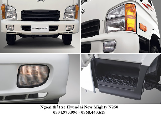 Ngoại thất xe Hyundai 2.5 tấn – Hyundai Thành Công N250