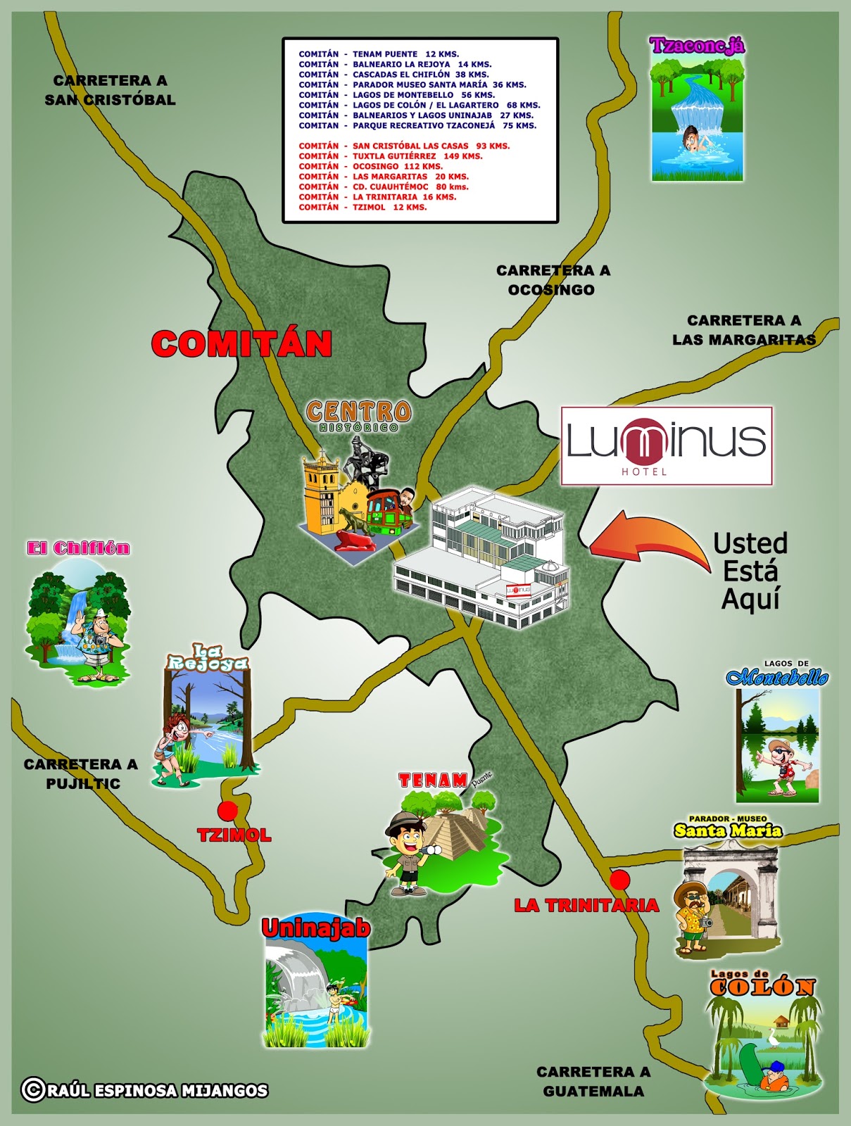 Mapa de Comitán: Comitán y sus alrededores... (Ven y conoce la magia de ...