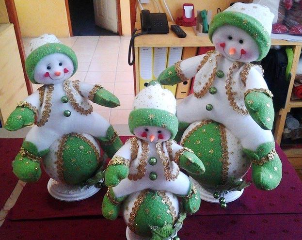 perdonado popular Clínica Moldes gratis para hacer hermosos muñecos de nieve navideños ~ lodijoella