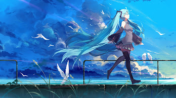 Hatsune Miku, Anime, Girl, 4K, #190