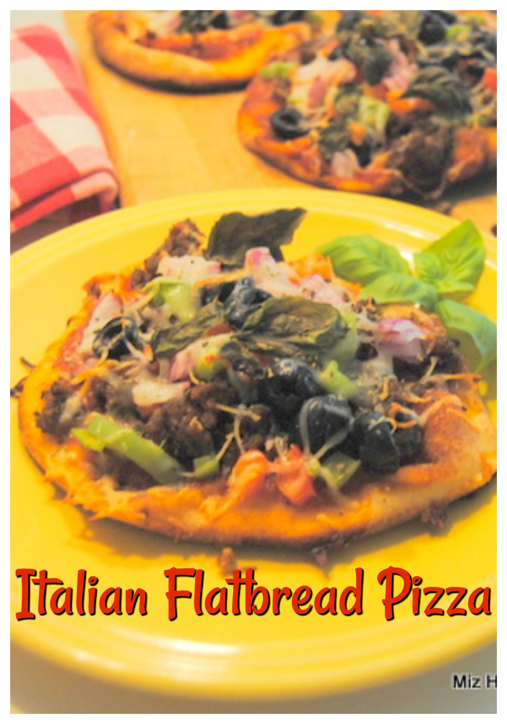 Italian Flatbread Pizza