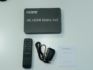 [REVIEW]4K HDMI Matrix 4x2 (HDMI Splitter &amp; Switcher)