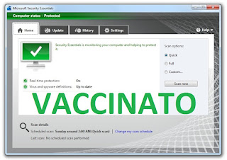 Aggiorna l'antivirus vaccinale