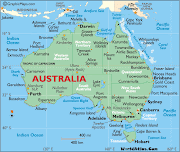 Australia Map Country Region map of australia