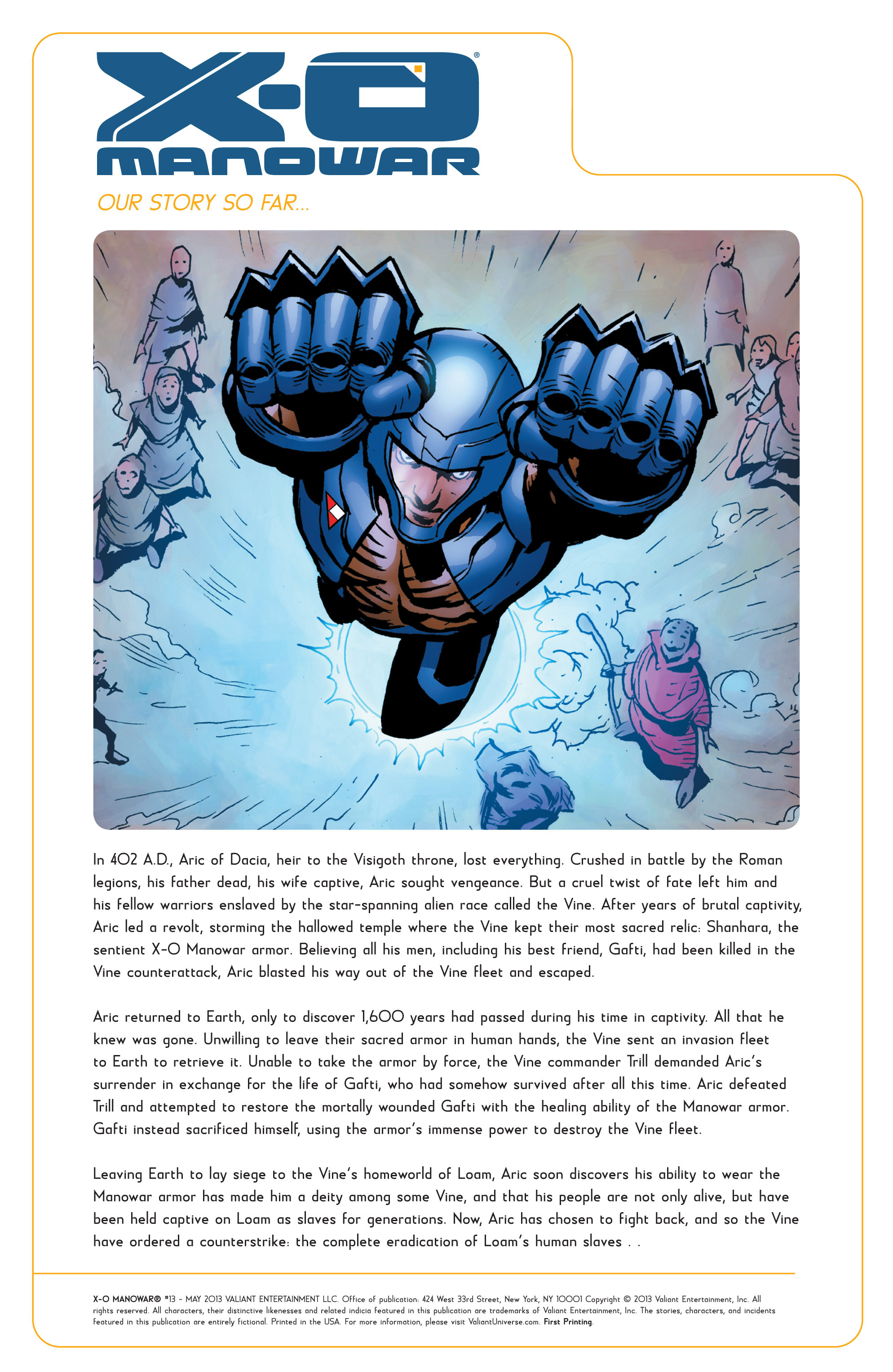 Read online X-O Manowar (2012) comic -  Issue #13 - 2