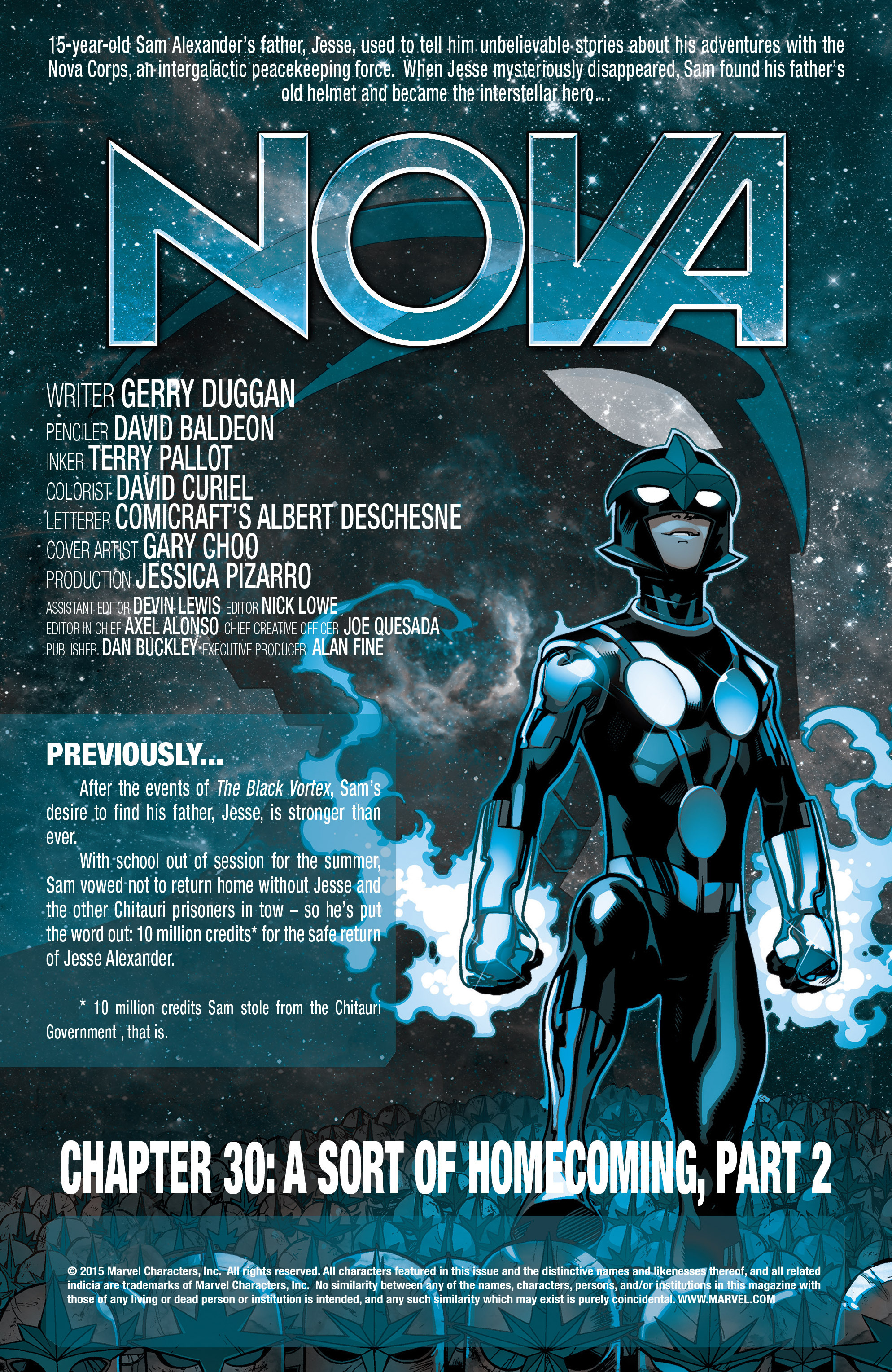 Read online Nova (2013) comic -  Issue #30 - 2