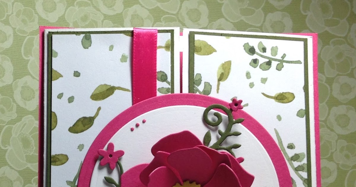 cottageblog gate fold flower card