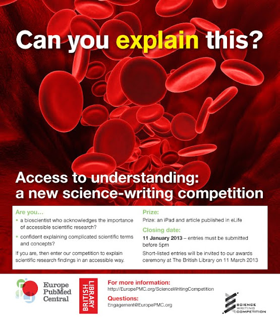 Blog Europe PMC New sciencewriting competition now open!