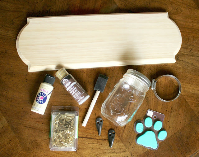 DIY Leash Hook + Dog Treat Jar Like Honey