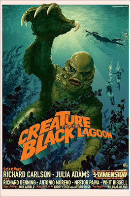 Creature from the Black Lagoon Standard Edition Screen Print by Stan & Vince
