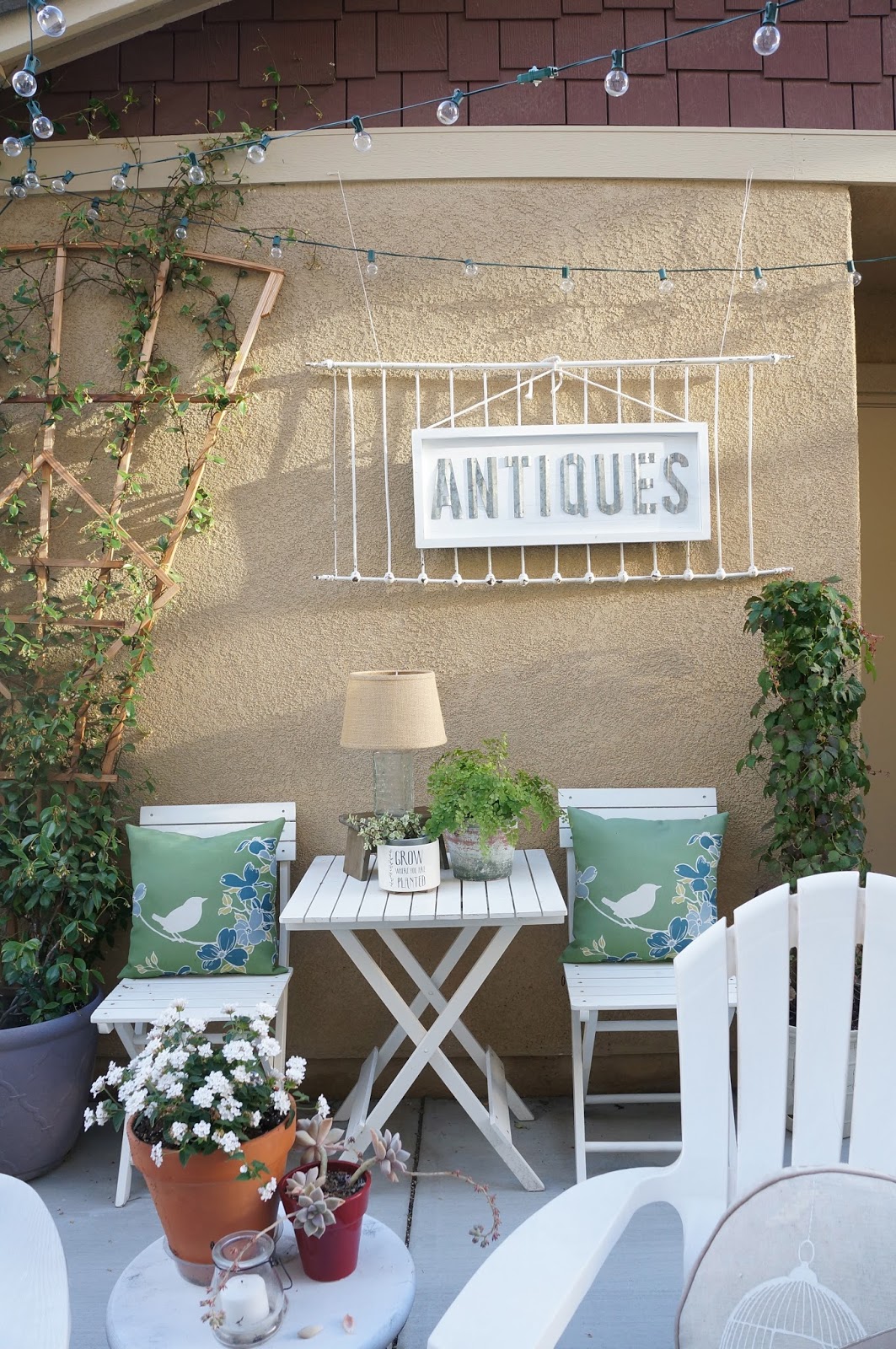 English Garden Inspired Patio