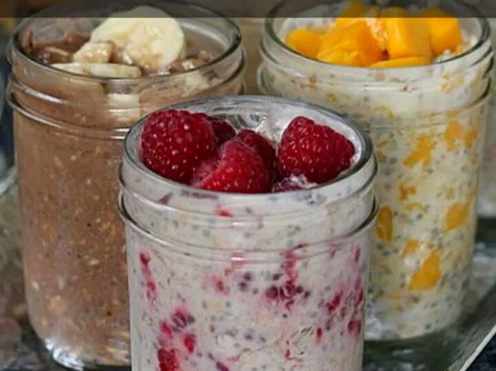 Your Body God's Temple Vegan, raw Overnight Refrigerator Oatmeal