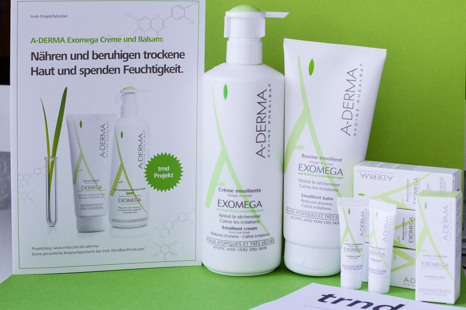 A-DERMA EXOMEGA BALSAM und CREME - TwinZ