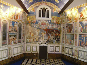 Frescoes by Giotto at the Scrovegni Chapel in Padua