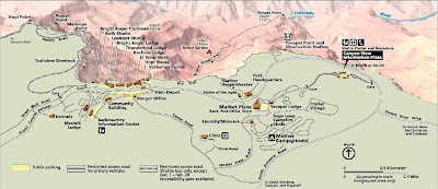 Online Maps Grand Canyon map - Grand Canyon Map South Rim