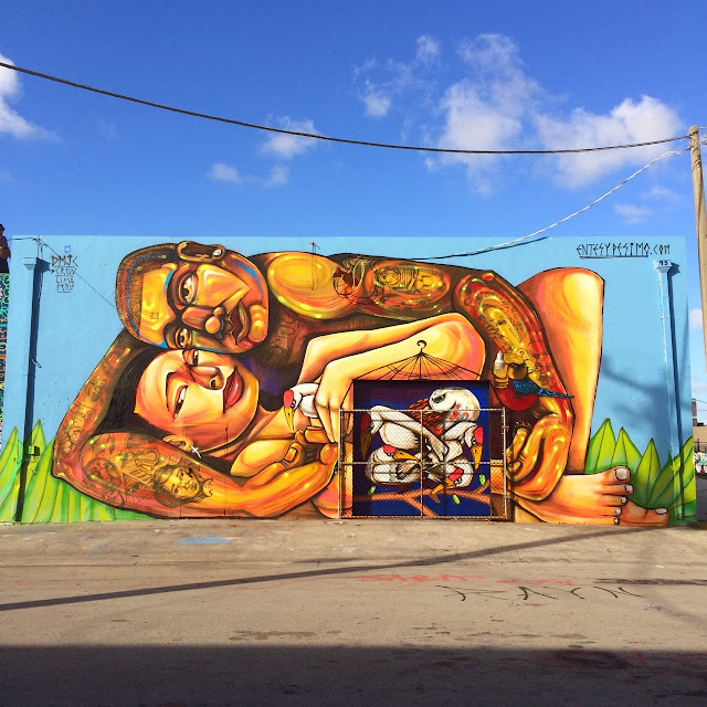 New Mural By Entes Y Pesimo in Wynwood, Miami For Art Basel 2013. 1