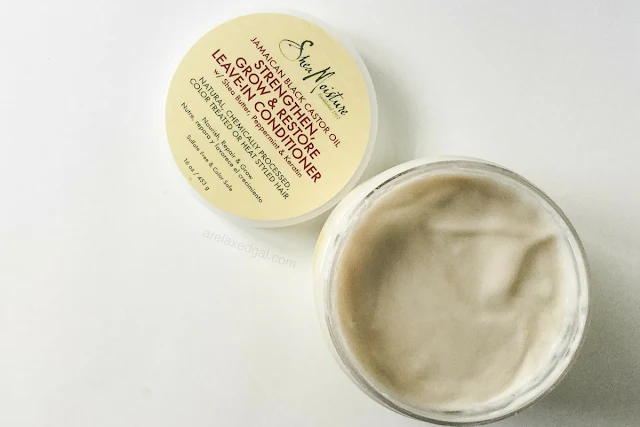 A review of SheaMoisture Jamaican Black Castor Oil Strengthen, Grow & Restore Leave-In Conditioner | arelaxedgal.com
