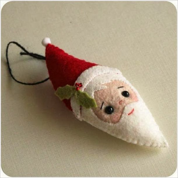 Дед Мороз - игрушка из фетра