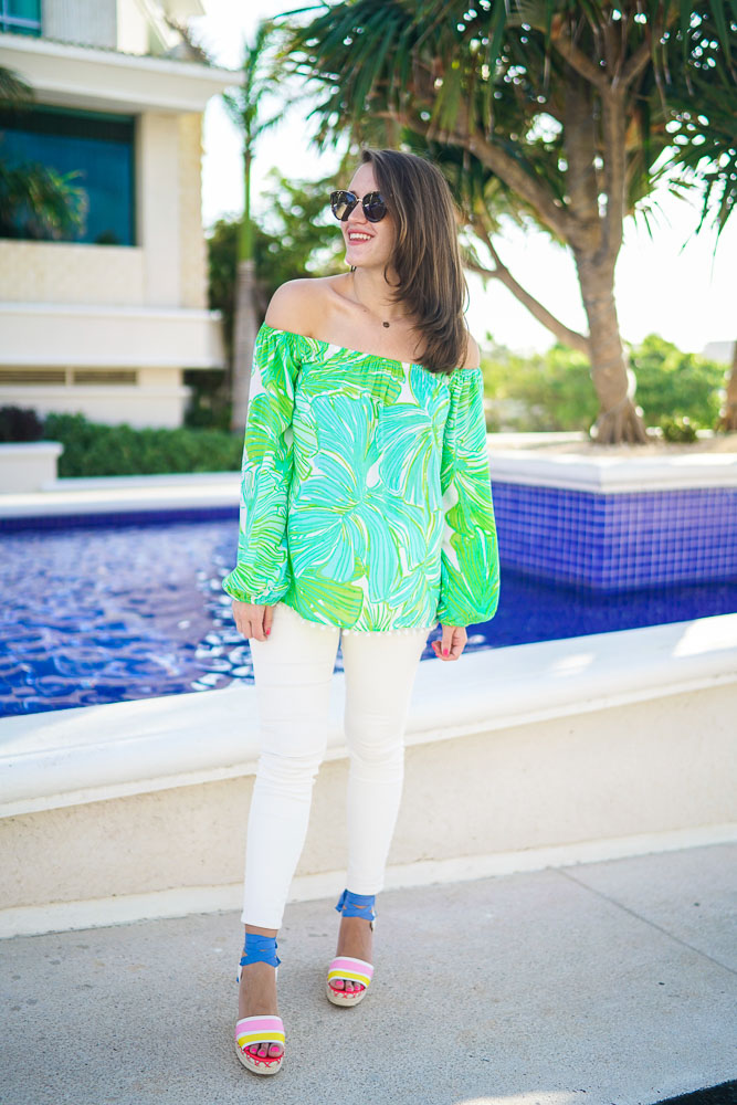 Krista Robertson, Covering the Bases,Travel Blog, NYC Blog, Preppy Blog, Style, Fashion Blog, Travel, Summer Must Haves, Fashion, Style, Outfit of the Day, Preppy Style, Blogger Style, Beach Trip, Vacation Style, Cancun, Sandos Mexico Resorts, Mexico Vacation, Beach, Weekend Trip