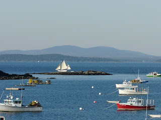Boats in Bar Harbor, Maine 