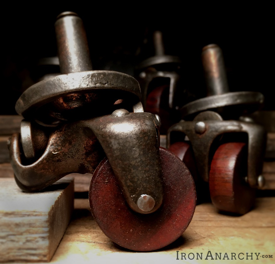 Antique Double Wheel Furniture Casters