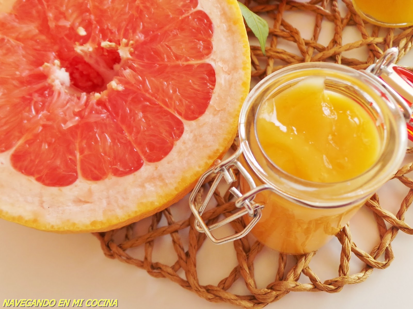 Navegando en mi Cocina CURD DE MANDARINA Y DE POMELO