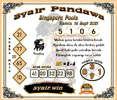 Bocoran prediksi singapura
