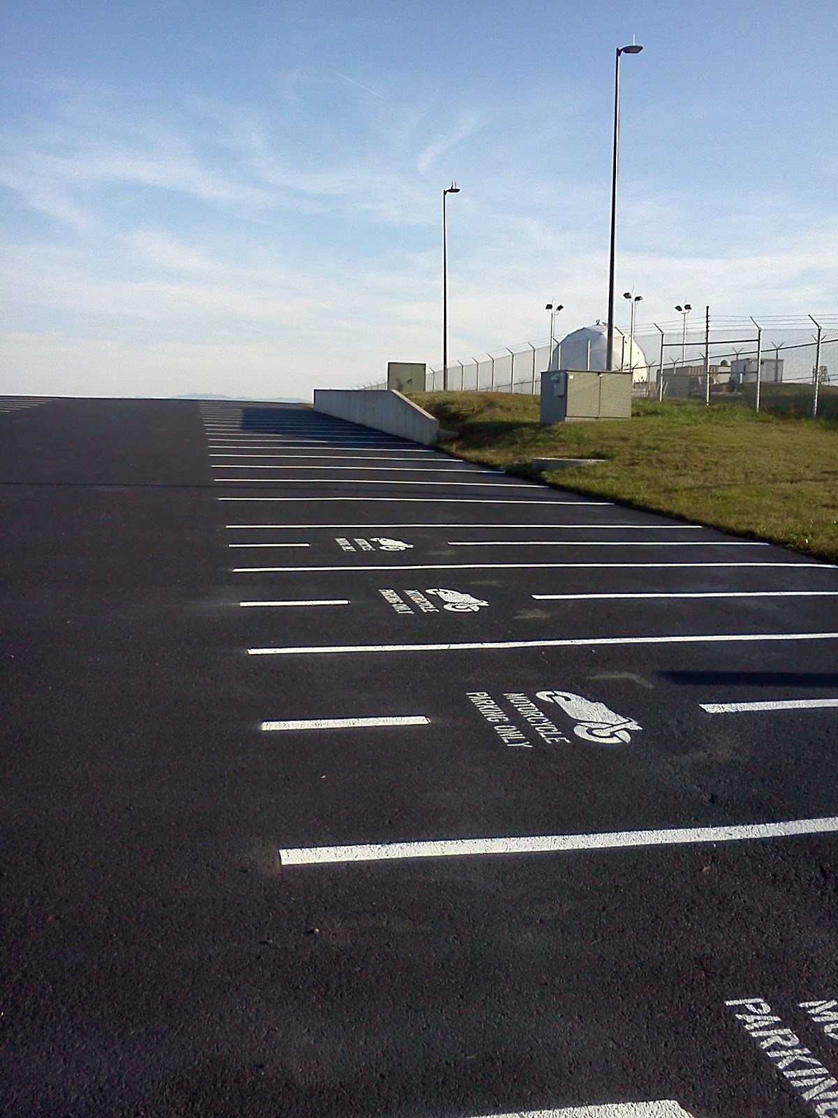 Custom Motorcycle Parking Stencil !!! by AAA Stripe Pro Custom Stencils