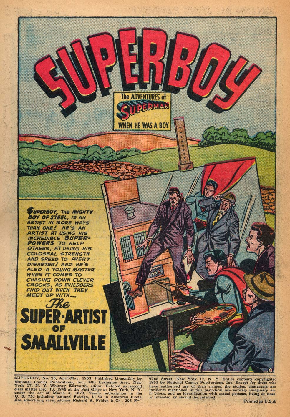 Read online Superboy (1949) comic -  Issue #25 - 2
