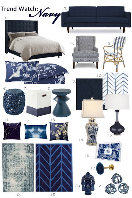 At Home with the Past: Color Trend: Navy