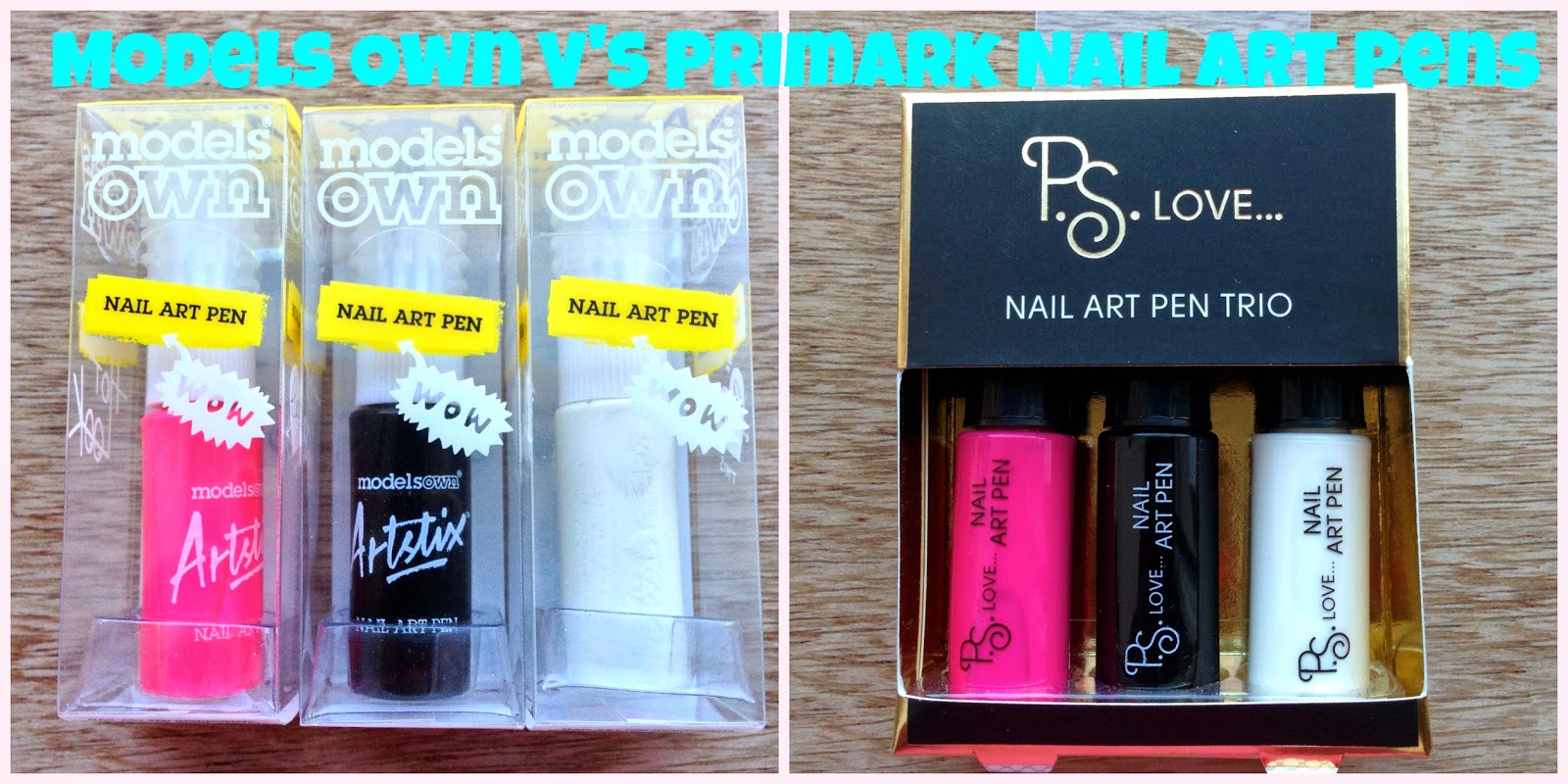 Nail Art Pens ~ Models Own V's Primark ~ A Comparison | Mammaful Zo:  Beauty, Life, Plus Size Fashion & More