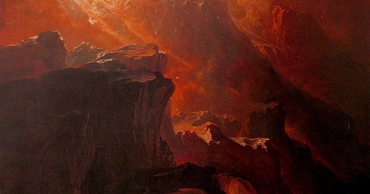 Падение вавилона картина джон мартин