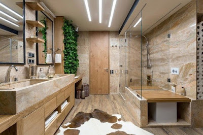 แบบห้องน้ำตกแต่งต้นไม้
