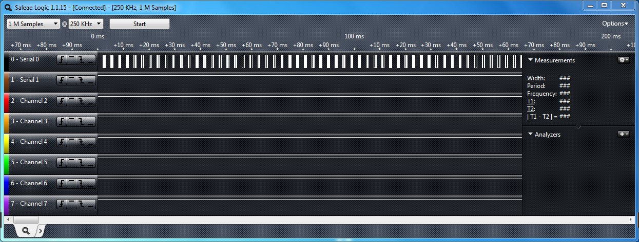 Hart gelötet! Saleae Logic Analyzer