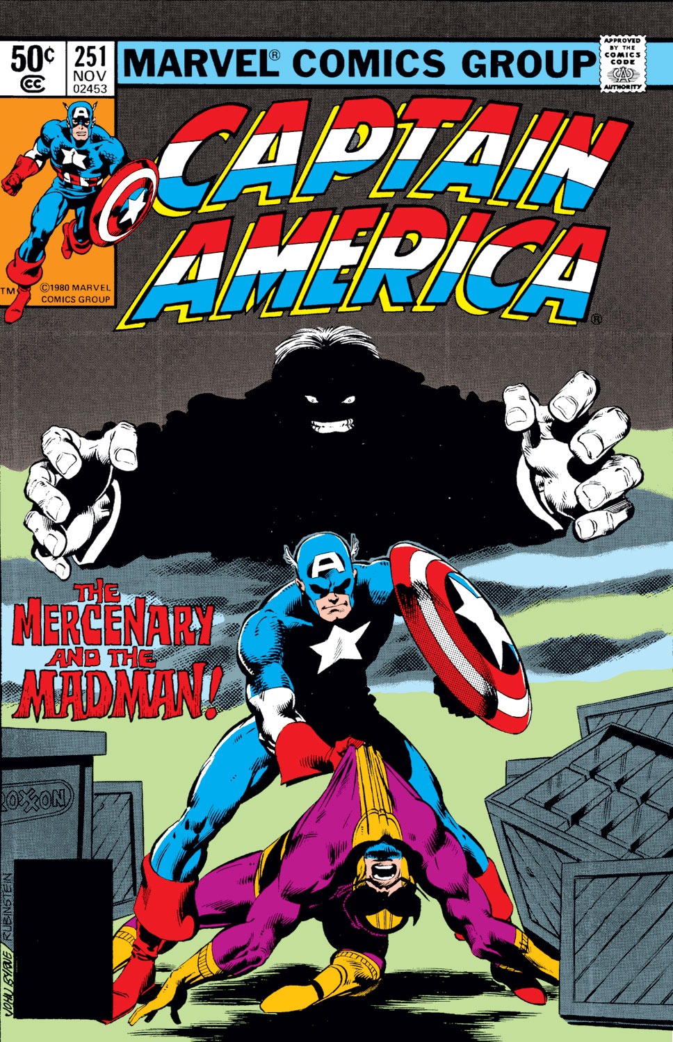 Read online Captain America (1968) comic -  Issue #251 - 1