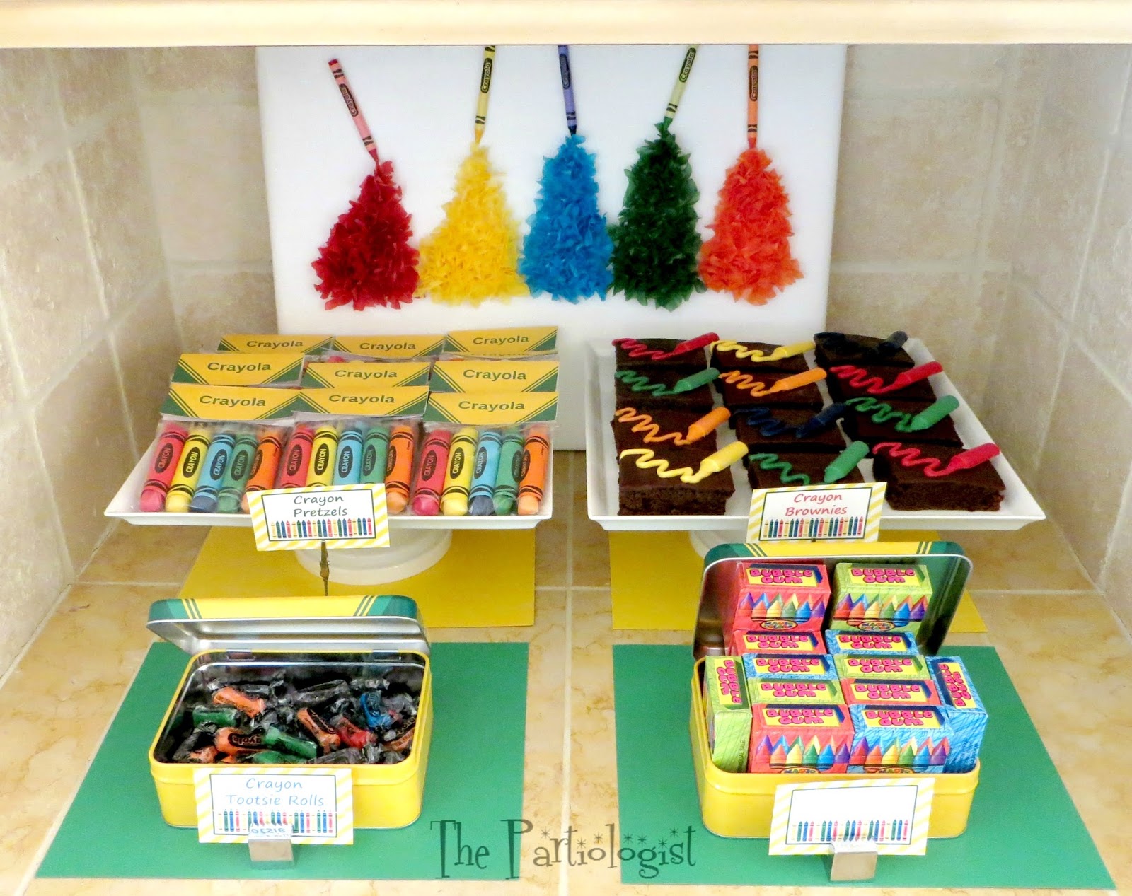 crayola baby shower theme