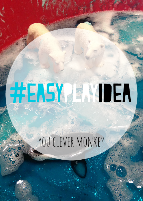 Easy play ideas - using simple resources found at home, re-create these easy play invitations for your children to make and play these holidays. Visit www.youclevermonkey.com or #easyplayidea on Instagram to follow along!
