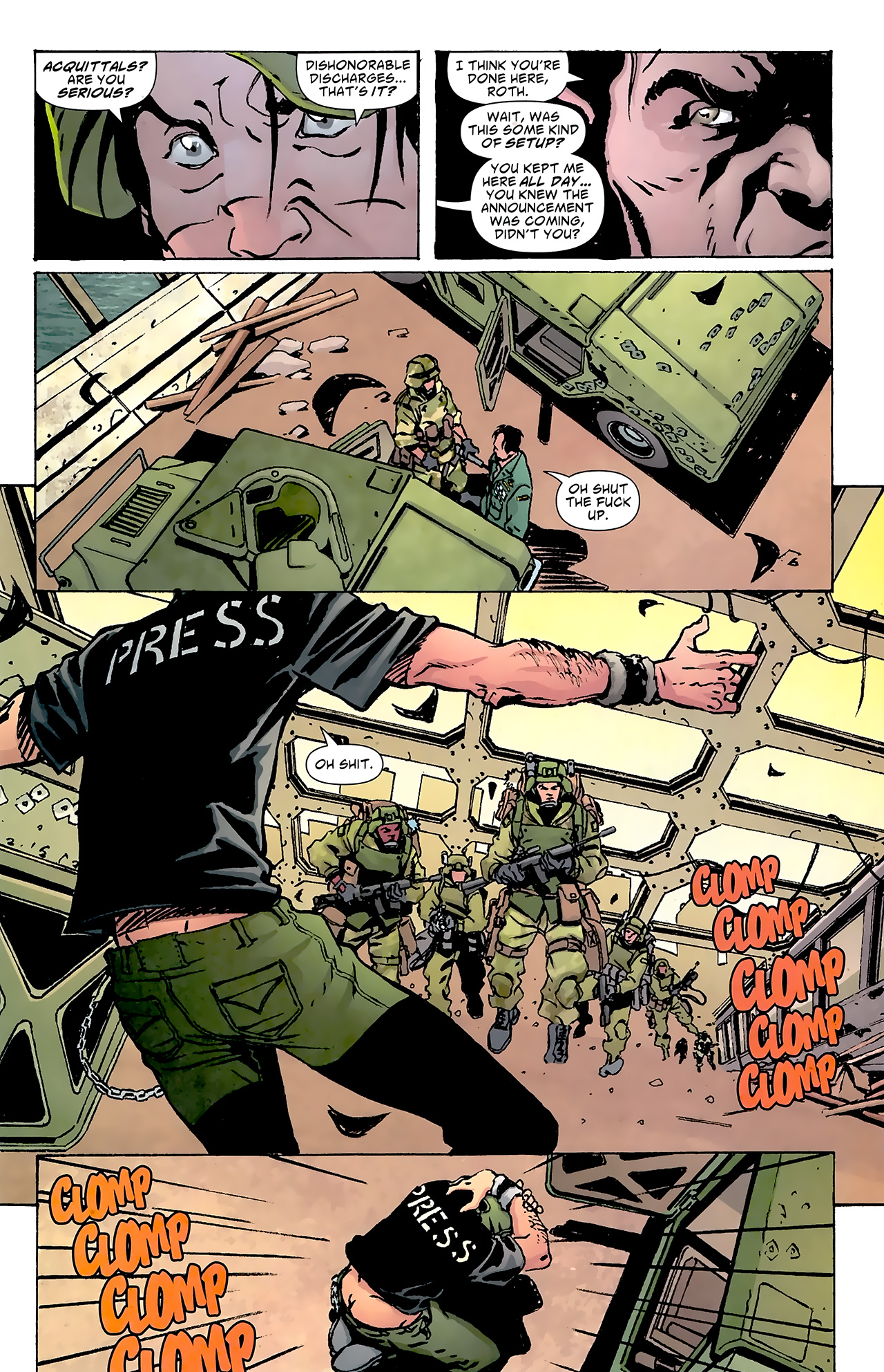 Read online DMZ (2006) comic -  Issue #21 - 20