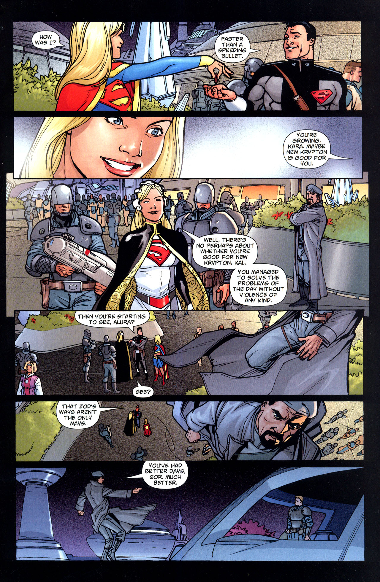 Read online Superman: World of New Krypton comic -  Issue #3 - 12