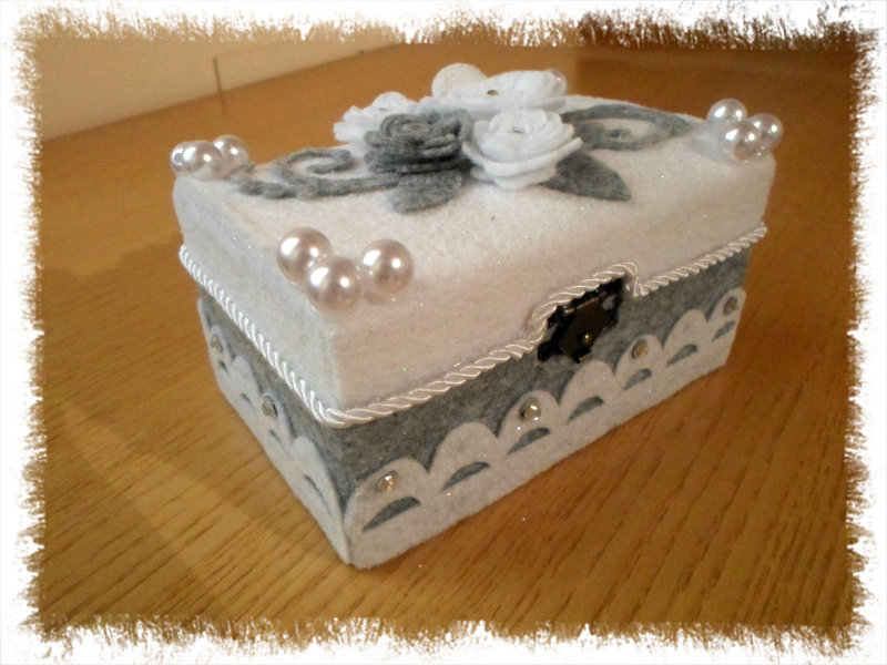 Portagioie In Legno Artemio - Scatola Con Scomparti E Cassetto, Design Elegante Beige - Foto 5